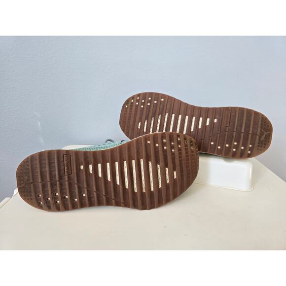 PUMA Foreverrun Nitro Knit Women US 10 Blue Teal Mesh Sneakers Comfort Training - Picture 3 of 8